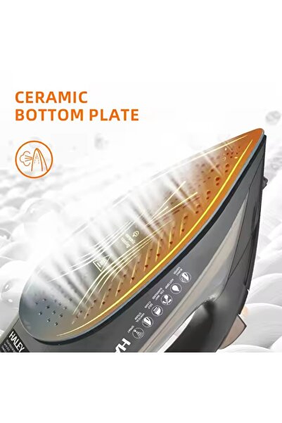 HALEY Electric Steam Iron 2200W, Compact, Powerful, High-Quality for Hotels