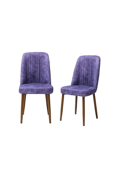 ARTA DOOR Set of 2 Artemis Chairs Brown Leg