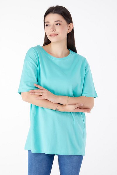 TOFİSA Short Sleeve T-Shirt Mint - 25398