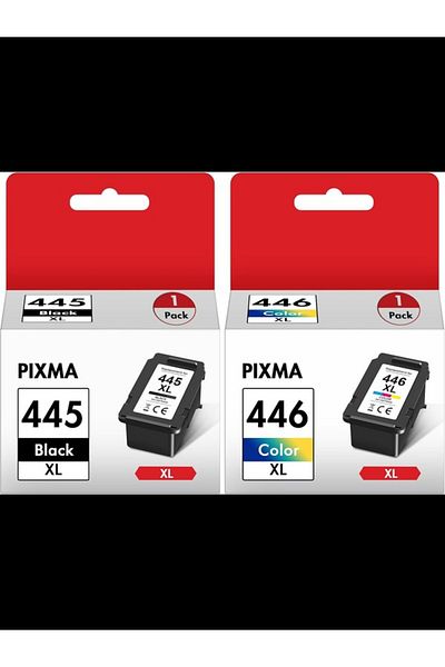 Canon Pack of 2 Pixma 445/446 Ink Cartridge Set Black & Tri Colour