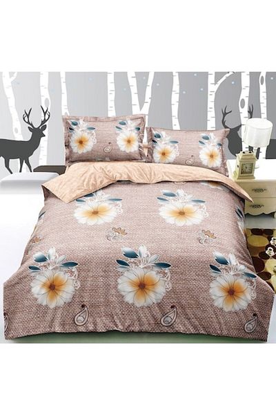 OEM Double Bed Linen with Elastic, 4 Pieces, 2 Persons, 180x200 cm, Finet, M12
