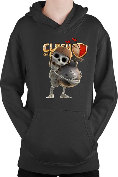 OEM Hanorac Copii Clash of Clans Team Players Opponents Skeleton Funny