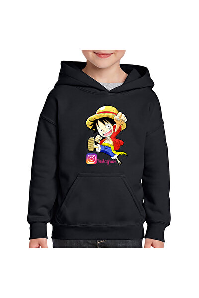 OEM Hanorac copii One Piece Luffy Instagram Creator Insta Gamer