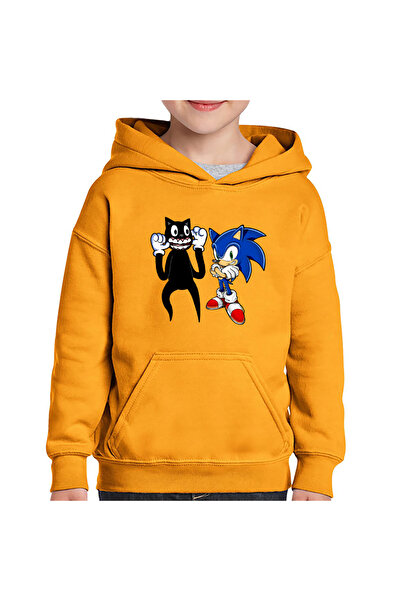 OEM Hanorac copii Cartoon Cat Sonic the Hedgehog Epic Game