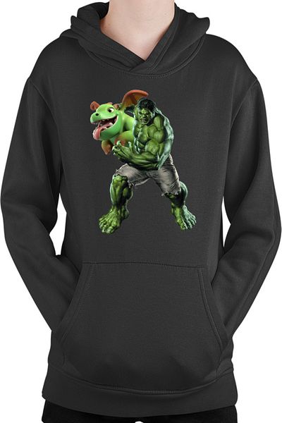 OEM Hulk Clash Royale Strategy Game Dinosaur Kids Hoodie
