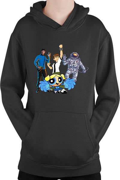 OEM Kids Hoodie Ben10 Nasa Astronaut Star Trek Bubble