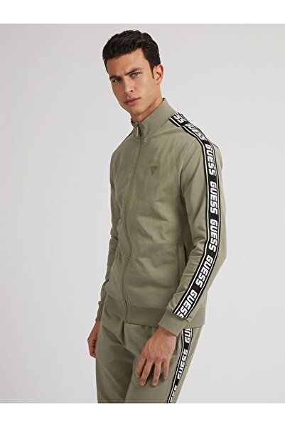 Guess سويت شيرت رجالي نشط بسحاب كامل
