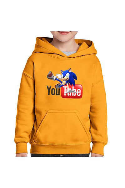 OEM Hanorac copii Sonic the Hedgehog Youtube Youtuber Creator