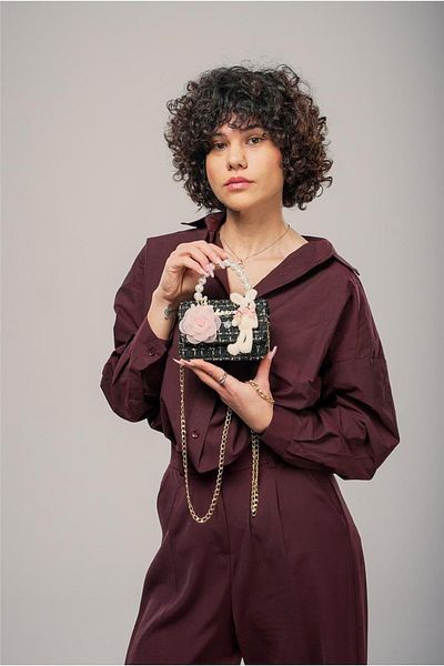 WALKWAY Black-White Women's Shoulder Bag Ccs London 17944 Bag