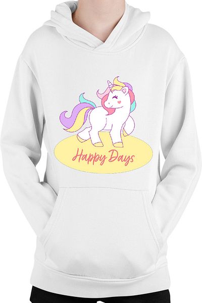 OEM Unicorn Squad Happy Days Magic Universe Kids Hoodie