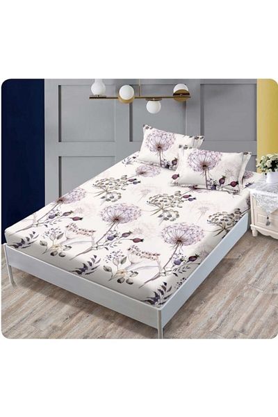 OEM Bed Cover, 2 persons, 160x200 cm, dandelion print, multicolor