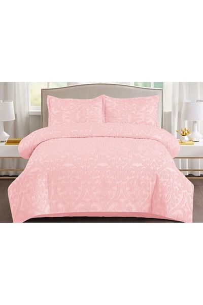 OEM Bed Linen Set, Grofat M6, Uni, 4 pieces, for 2 persons, 230x250cm, Pink