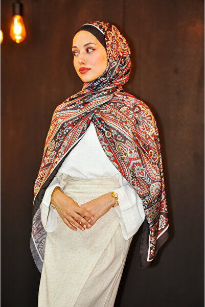 MSCARFS Kasr Desen Pamuk Vual İpek Şal