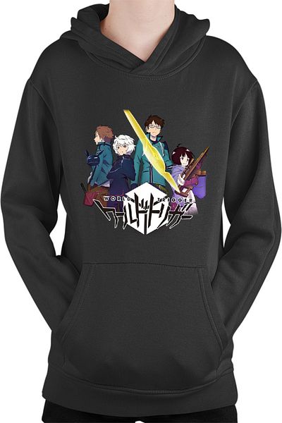 OEM Hanorac Copii World Trigger Logo Anime Sci-fi Otaku Action Shounen