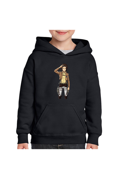 OEM Детски суичър с качулка Mikasa Attack on Titan AOT Manga Anime