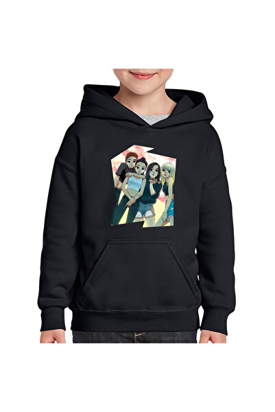 OEM Hanorac copii Blackpink All Gang Team Cartoon Kpop