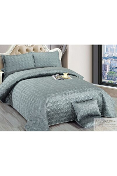 OEM Duvet cover and 4 pillowcases, Velvet, 5 pieces, Plain, 220x240cm, Grey