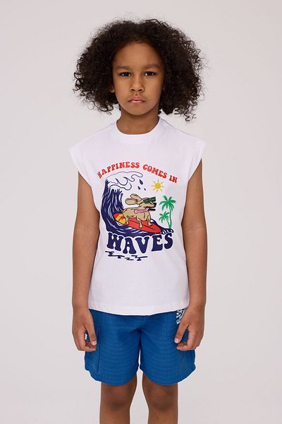 Nebbati Boy White Undershirt