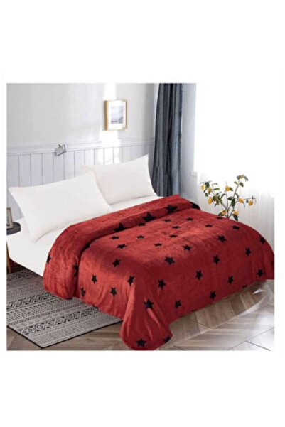 OEM Double Bed Blanket, Cocolino, Sonia-Home, Black Star Print, 200x230cm