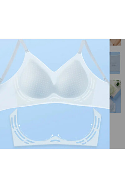 pae Breathable Ultra-Thin Lightweight Seamless Cooling Flawless Form Ice Silk Antibacterial Bra