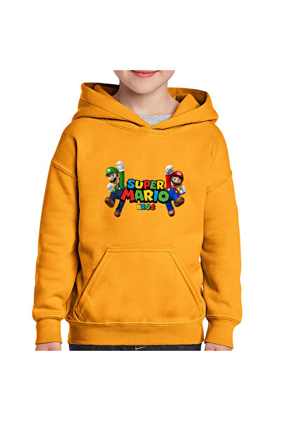 OEM Παιδικό φούτερ Super Mario Bros Luigi Jump VIP