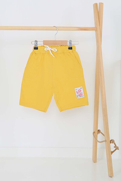 TOFİSA Κοριτσίστικο σορτς μουσταρδί - 27332