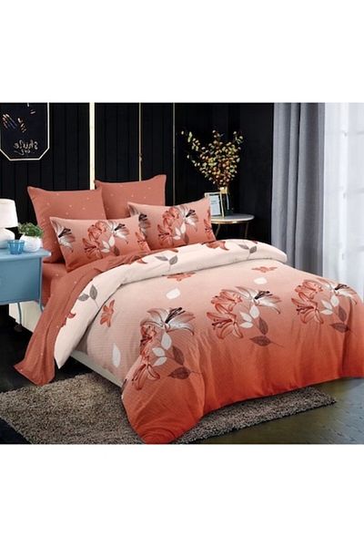 OEM Bed Linen, Finet, 6-piece, 2 people, 230x250cm, Lily Print, Multicolor