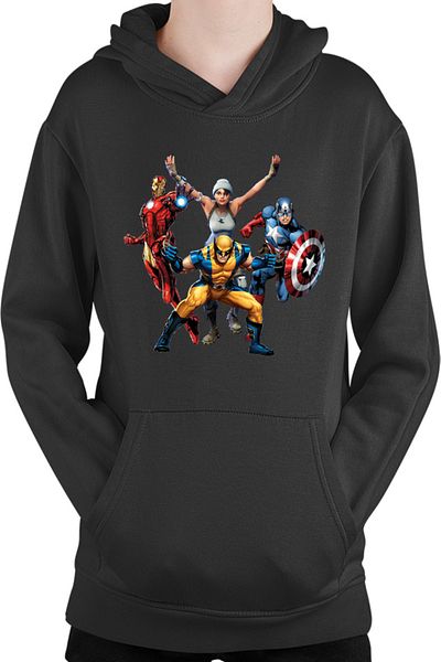 OEM Fortnite Superheroes Marvel DC Super Powers Kids Hoodie