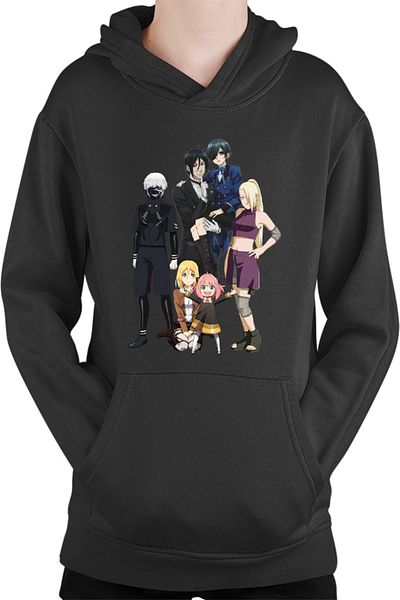 OEM Hoodie Kids Black Butler Naruto Tokyo Ghoul Kaneki