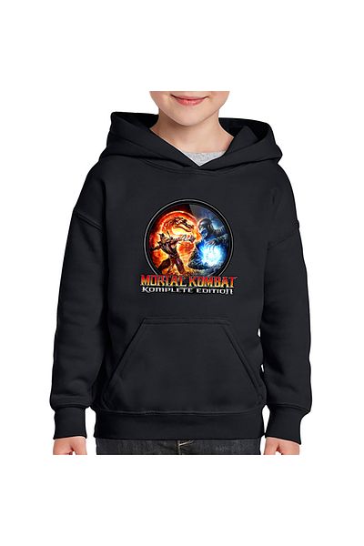 OEM Mortal Kombat Komplete Edition The Best Logo Fight Kids Hoodie
