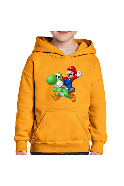 OEM Hanorac copii Mario Yoshi Super Game Hero