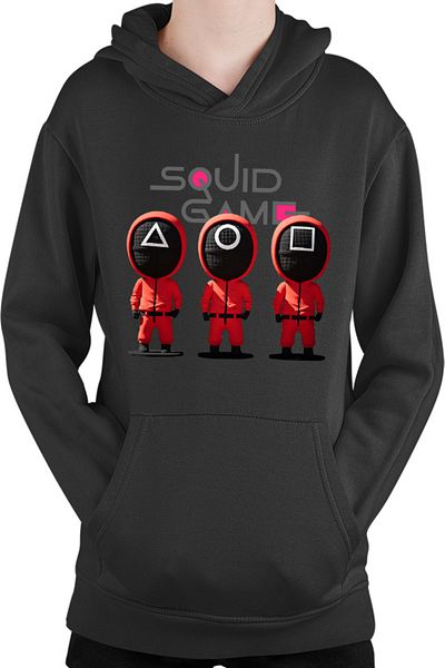 OEM Children's Hoodie Squid Game Patrol Survival Drama Hwang Dong-hyuk