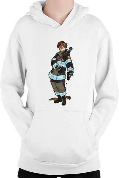 OEM Hanorac Copii Fire Force Hinawa Takehisa Animekage Otaku