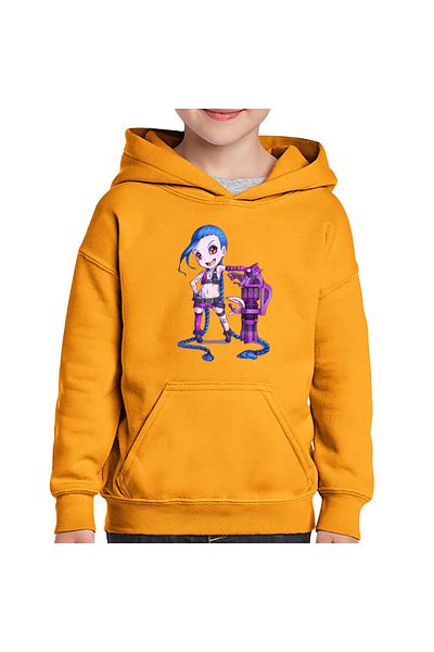 OEM Children's hoodie League of Legends Champion Jinx Magic LoL