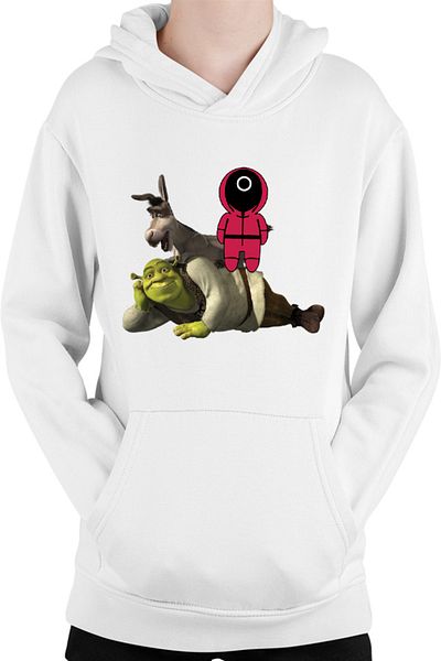 OEM Hanorac Copii Shrek Squid Game Donkey Manipulate Scared Funny