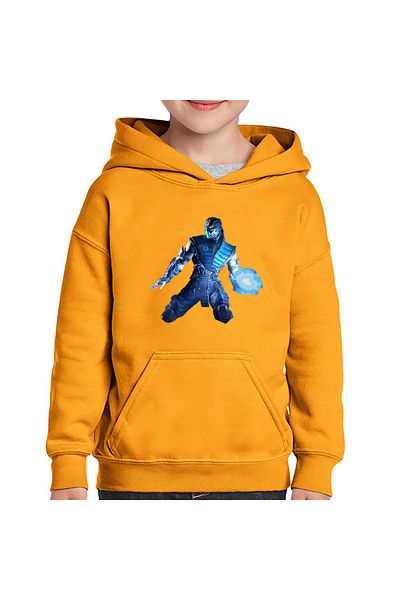OEM Children's sweatshirt Mortal Kombat Magic Blue Armageddon Game Team