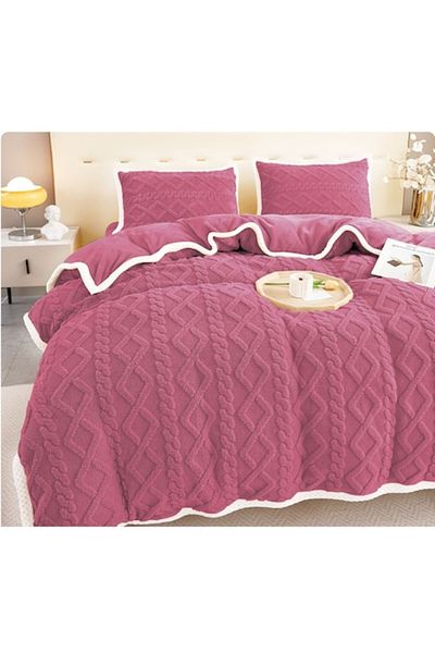 OEM Bed linen, 4 pieces, 2 people, 220x230 cm, blush