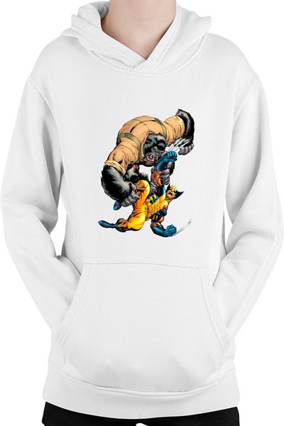 OEM Hanorac Copii X-men DC Comic Books Fight Gorilla Claws Muscles