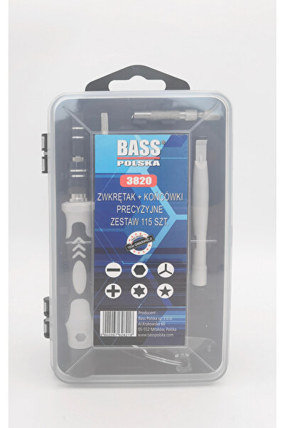 Bass Polska Set șurubelnițe de precizie, 115 buc.