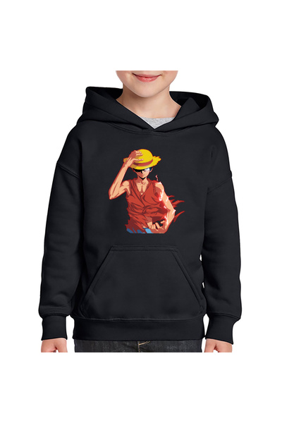 OEM Hanorac copii Electric Monkey D Luffy One Piece Power