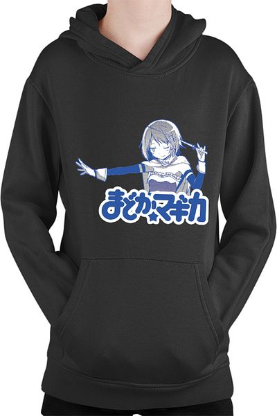 OEM Madoka Magica Sayaka Water Calm Cape Otaku Manga Kids Hoodie