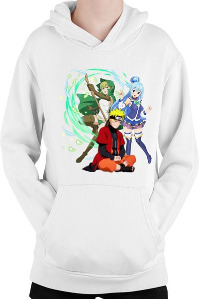 OEM Hanorac Copii DanMachi Ryuu Lion Konosuba Aqua Naruto Ninja