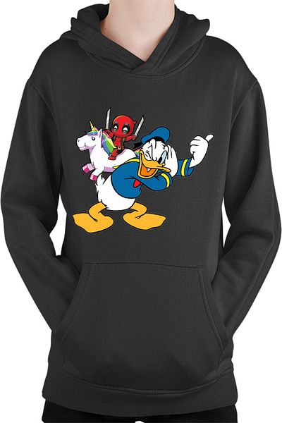 OEM Donald Duck DeadPool Marvel Universal Studios Kids Sweatshirt