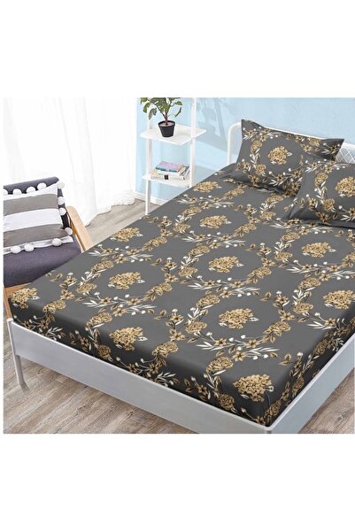 OEM Bed sheet and pillowcases, Finet, 3 pieces, single size, 160x200cm, modern multicolor print