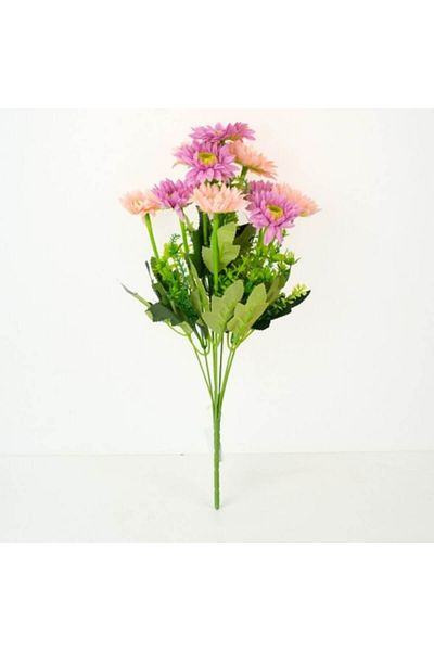 OEM Buchet de flori artificiale Dianthus, PVC/Textil, 40 cm multicolor
