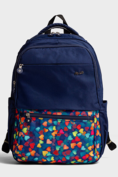 Go Veform Su Geçirmez Çok Cepli Sırt Çantası – Ortaokul, Lise ve Günlük Kullanım MYP2085 Lacivert