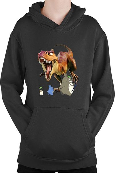 OEM Kids Hoodie Ice Age Totoro Dinosaur T-Rex Ghibli Animation