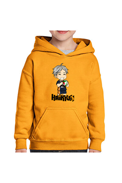 OEM Παιδικό Φούτερ με Κουκούλα Haikyuu, Άλμα εις ύψος, Βόλεϊ Haikyu!!