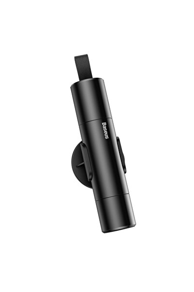 Baseus Ciocan de siguranță, spărgător de sticlă + tăietor de centură de siguranță, gri 2 în 1