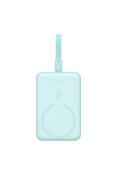 Baseus Mini Powerbank MagSafe 10000mAh 20W z kablem Lightning do iPhone 0.3m niebieski